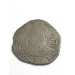 Charles 1st silver shilling measures approx 30mm dia weight 5.8g