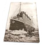 Titanic postcard