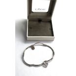 Boxed silver clogau bracelet