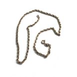 Antique 9ct gold chain 5.1g