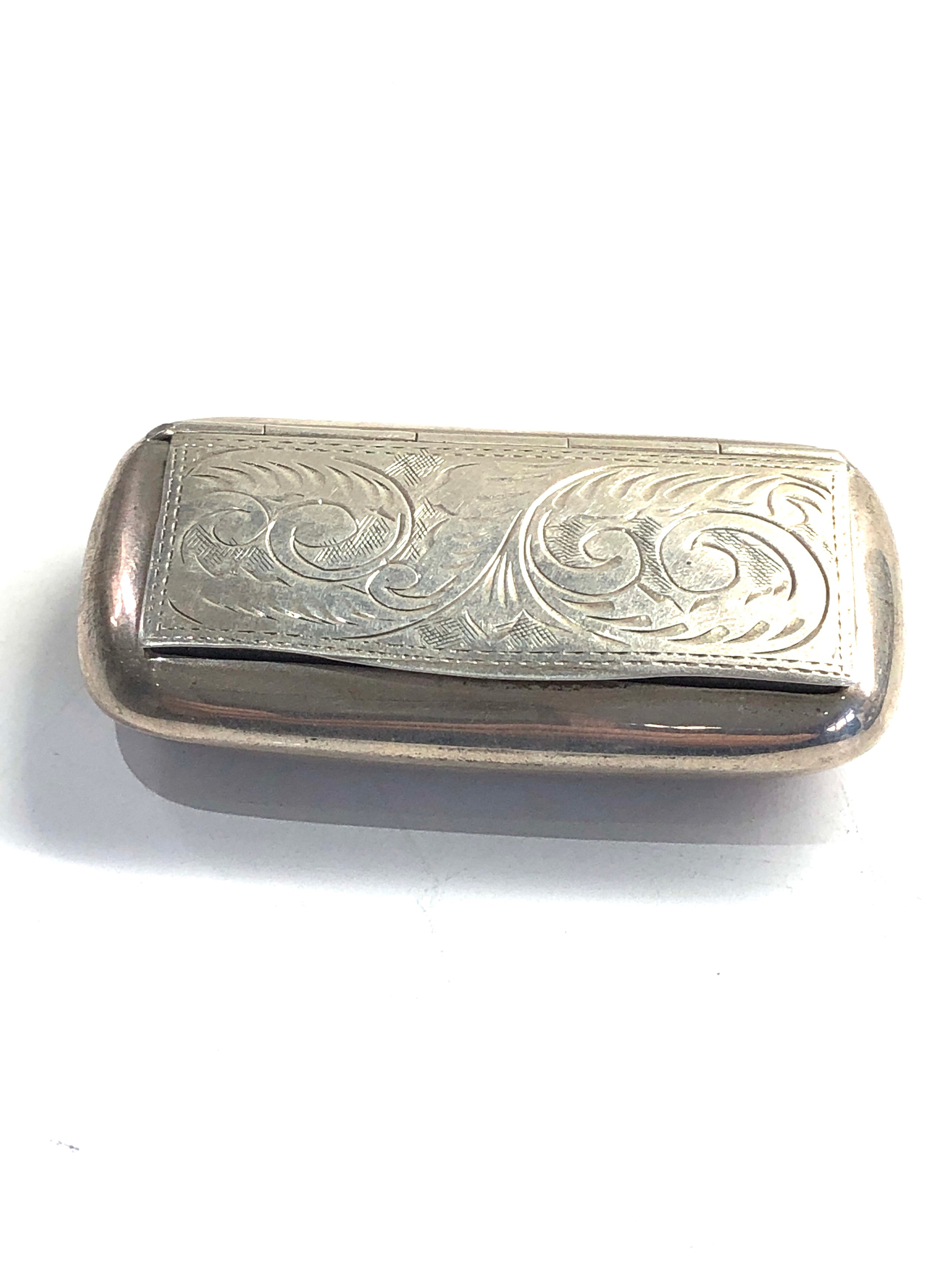 Modern silver snuff box