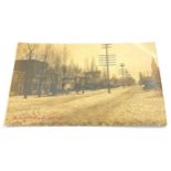 Rare usa 1910 real photo postcard main st richfield Utah