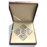 boxed skarbic mennicy polskiej The collection includes 5 silver Ag 925. issued by the Assay Office