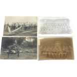 4 ww1 real photo postcards