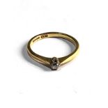 18ct gold vintage diamond ring (2.8g)