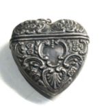 silver heart vesta case