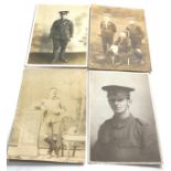 4 ww1 Real photo postcards