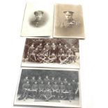 4 ww1 real photo postcards