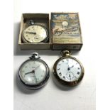 3 vintage smiths / ingersoll pocket watches working order but no warranty given