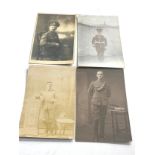 4 ww1 real photo postcards