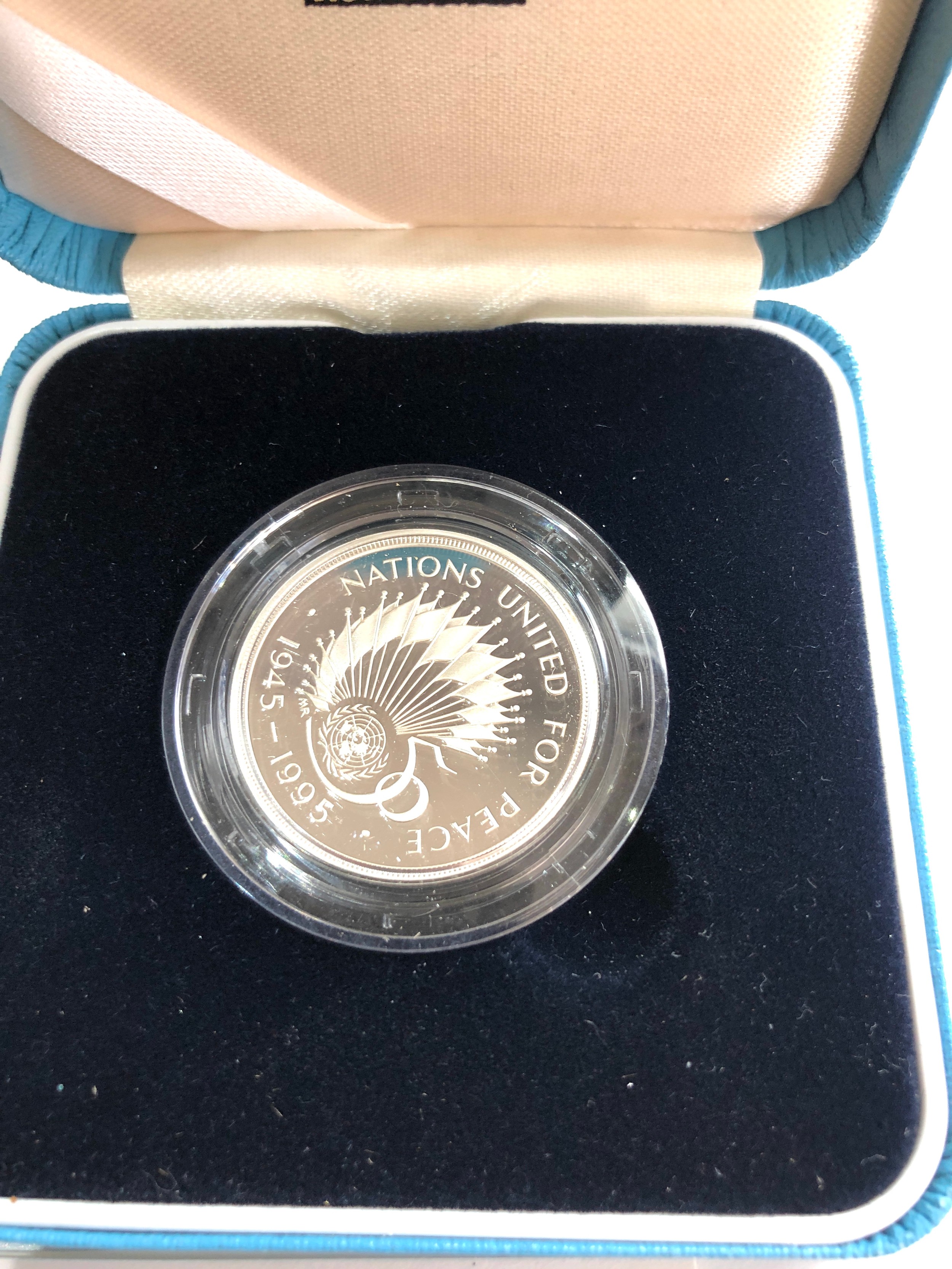 2 x 1995 & 2003 silver proof £2 Coins COA boxed - Bild 3 aus 4