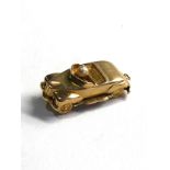 Vintage 9ct gold articulate car charm weight 5.7g