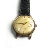 Vintage Enicar gents wristwatch non working order spares or repair