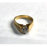 18ct gold vintage diamond ring (4.6g)