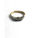 18ct gold diamond ring 2.4g