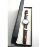 Boxed gents sea-gull wristwatch fully wound not working