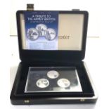 2011 Guernsey a tribute to Armed Service silver proof £5 boxed set Limited edition 267/495