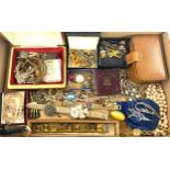 Large selection of costume jewellery