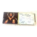 Selection of original autographs to include The Supremes, Billy Ocean, Grumbleweeds, The James Boys,