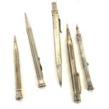 Vintage Yard O Led Sterling Silver Propelling Pencil Patent No 422767, Silver propelling pencil,