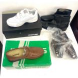 4 New pairs of gents shoes/ trainers assorted styles and sizes