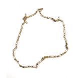 9ct gold necklace / chain, approximate weight 7.6g