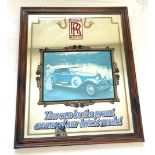 Rolls Royce advertising mirror, ( You can be the proud owner of our latest model), approximate