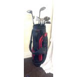 Howson golf Bag and gold clubs