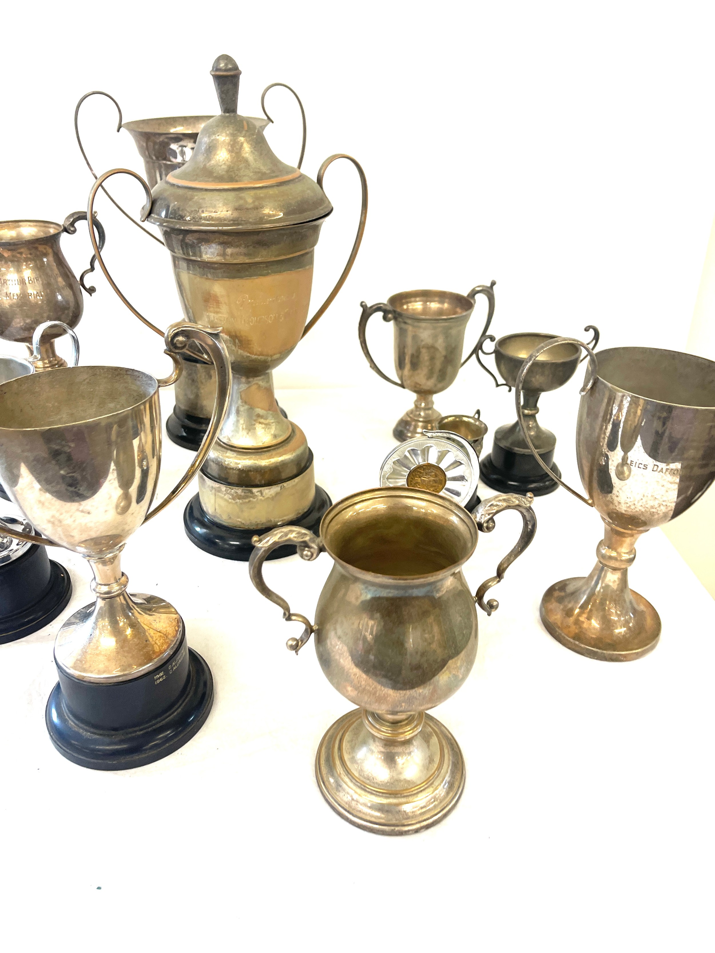 Selection of silver plated trophies - Image 3 of 4