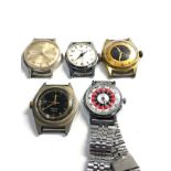 Selection of vintage gents wristwatches