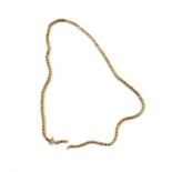 9ct gold necklace / chain, split, approximate weight 5.5g