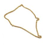 9ct gold necklace / chain, approximate weight 3.1g