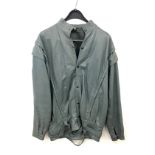 Vintage mens Grey leather jacket, Size L