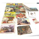 Large selection of vintage cigarette cards