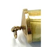 9ct gold £1 note charm