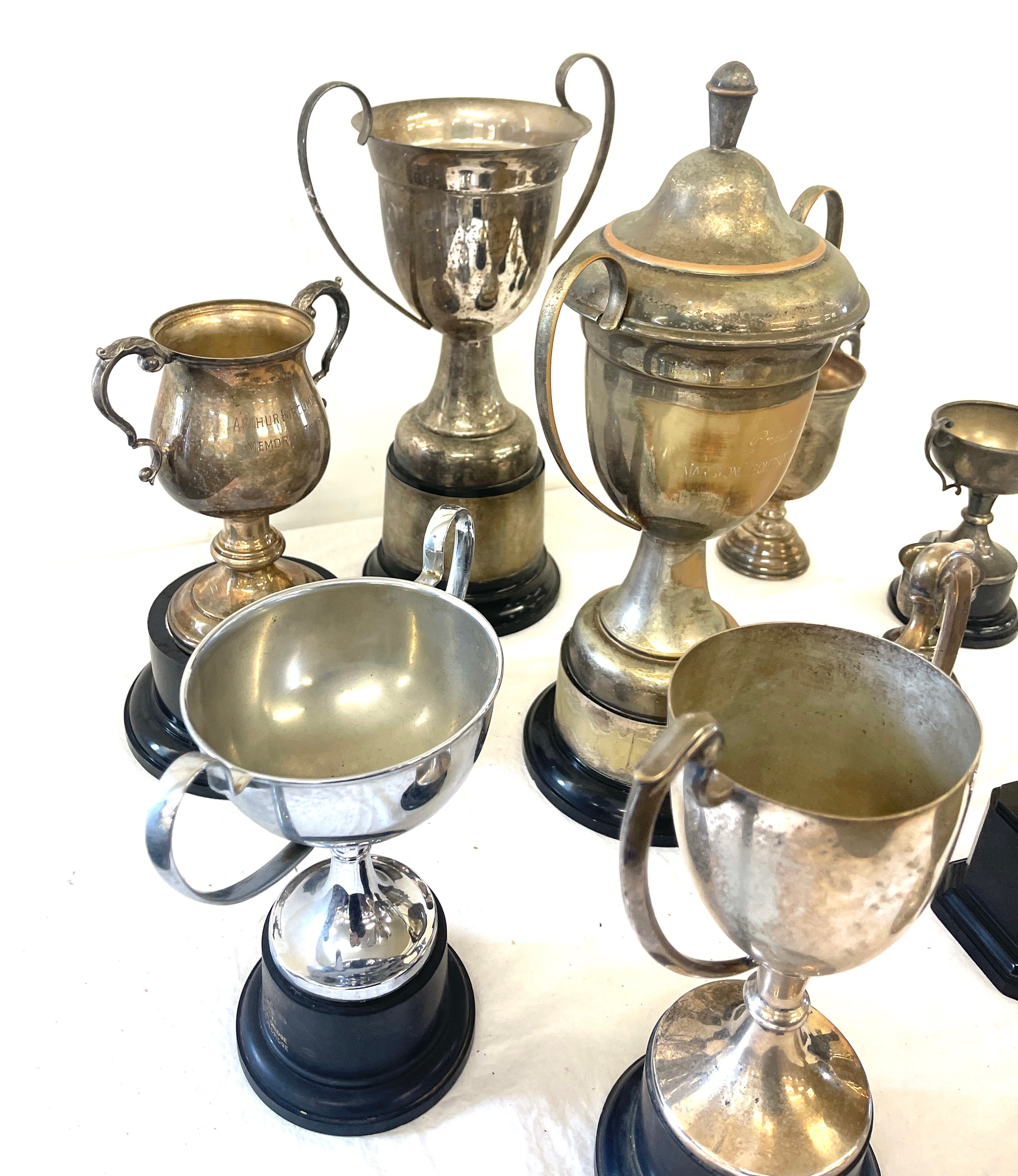 Selection of silver plated trophies - Image 4 of 4