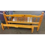 Pine 4'6 bed frame