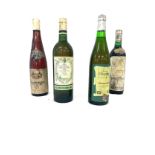 Selection 4 vintage wines by Csopaki Somogyi Istuxin, Chateau Vieux Gabiran, Marques De Riscal, 1971