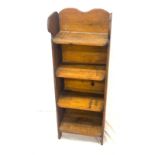 Victorian 3 shelf pine bookcase - original, approximate measurements: Height 36 inches, Width 14