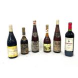 Selection vintage and later wines, all 6 bottles are sealed