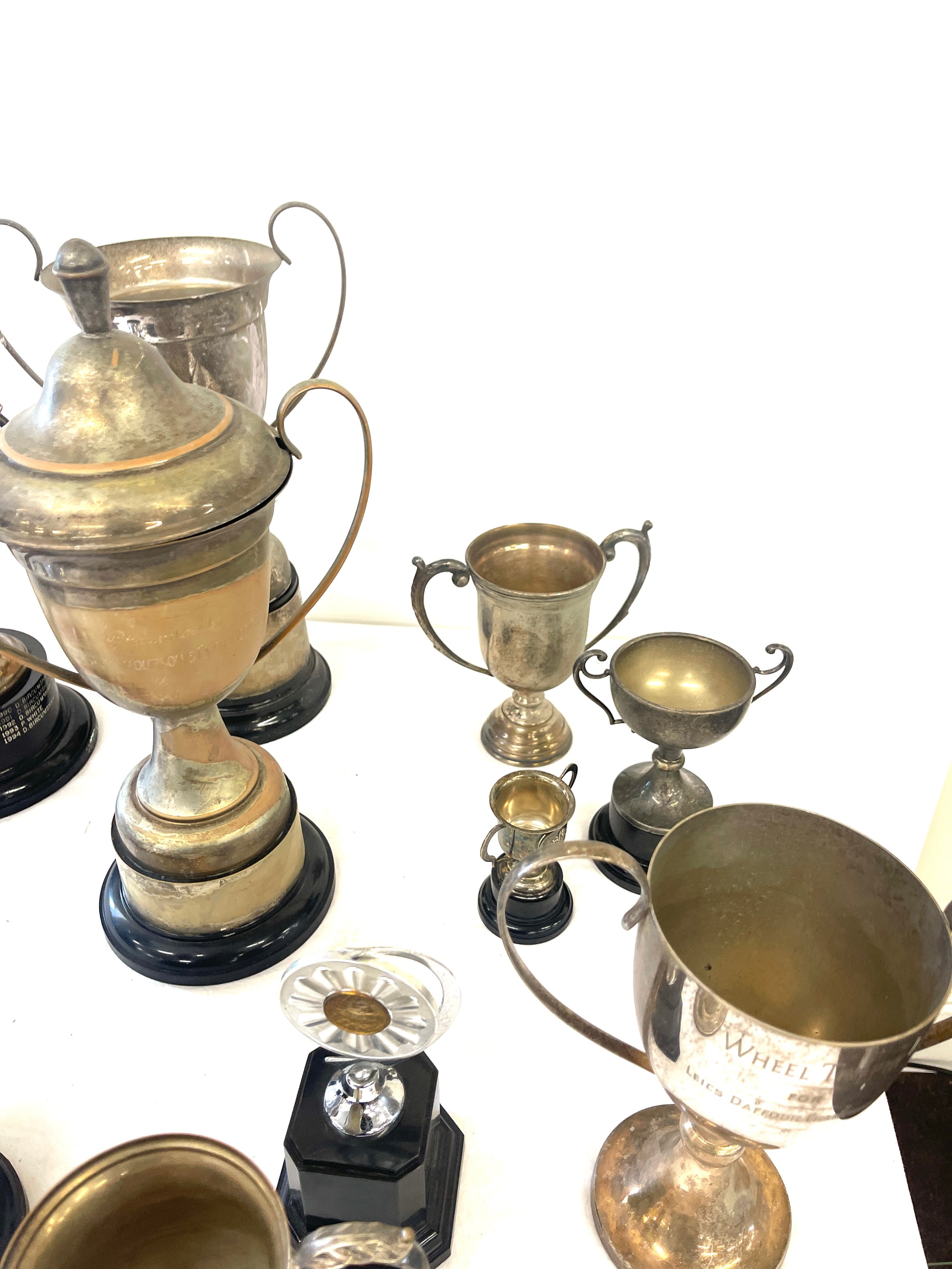 Selection of silver plated trophies - Image 2 of 4