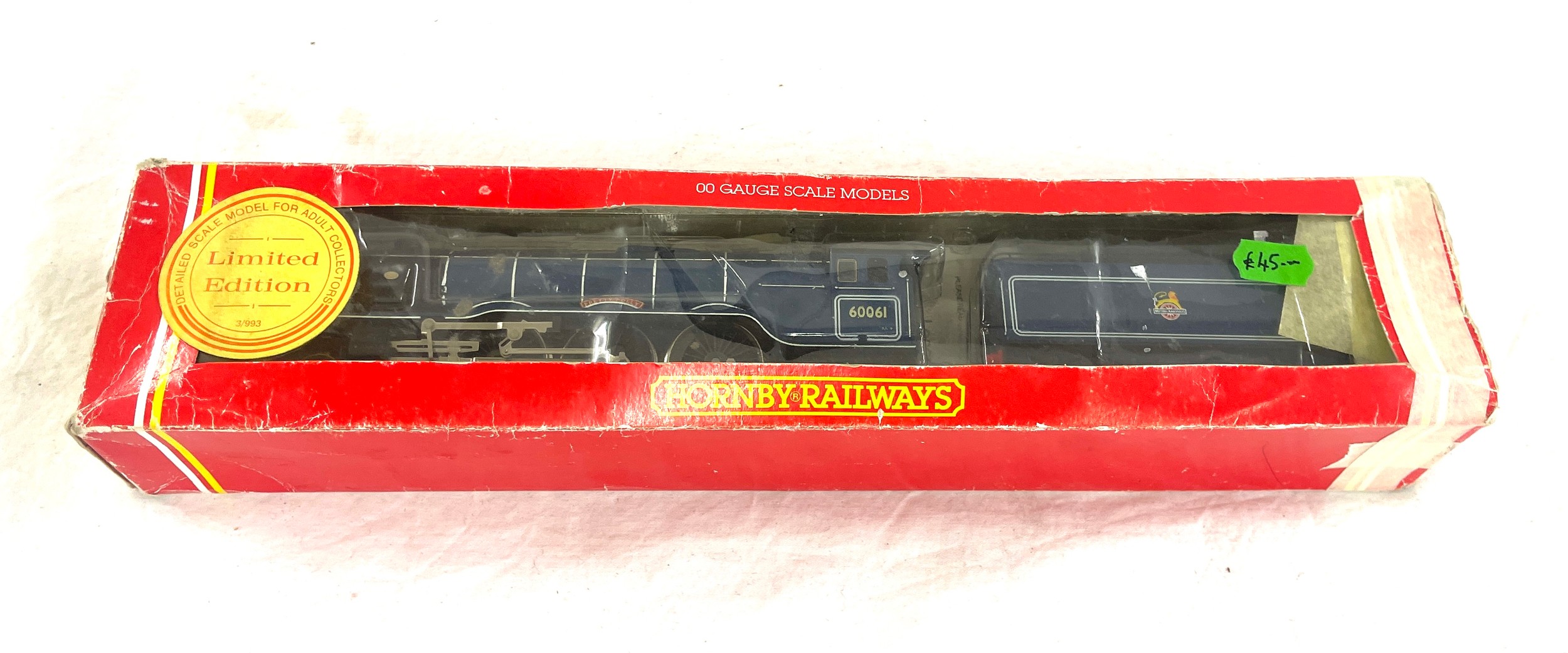 Boxed Hornby Railways 00 Gauge Scale Model Pretty Polly 60061, box is damaged