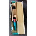 Bosch boxed AHS41 electric hedgecutter, new with Bosch Isio cordless scrubshear