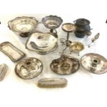 Selection of silver and silver plated ware