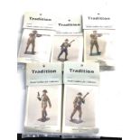 Vintage Tradition collectors lead model soldiers in original packaging