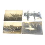 4 ww1 real photo postcards