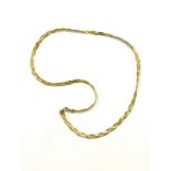 9ct gold necklace / chain, approximate weight 5.7g
