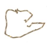 9ct gold fancy link chain, AF, approximate weight 8.3g