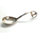 Large georg jensen silver serving spoon