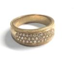 gold diamond ring (4.7g)